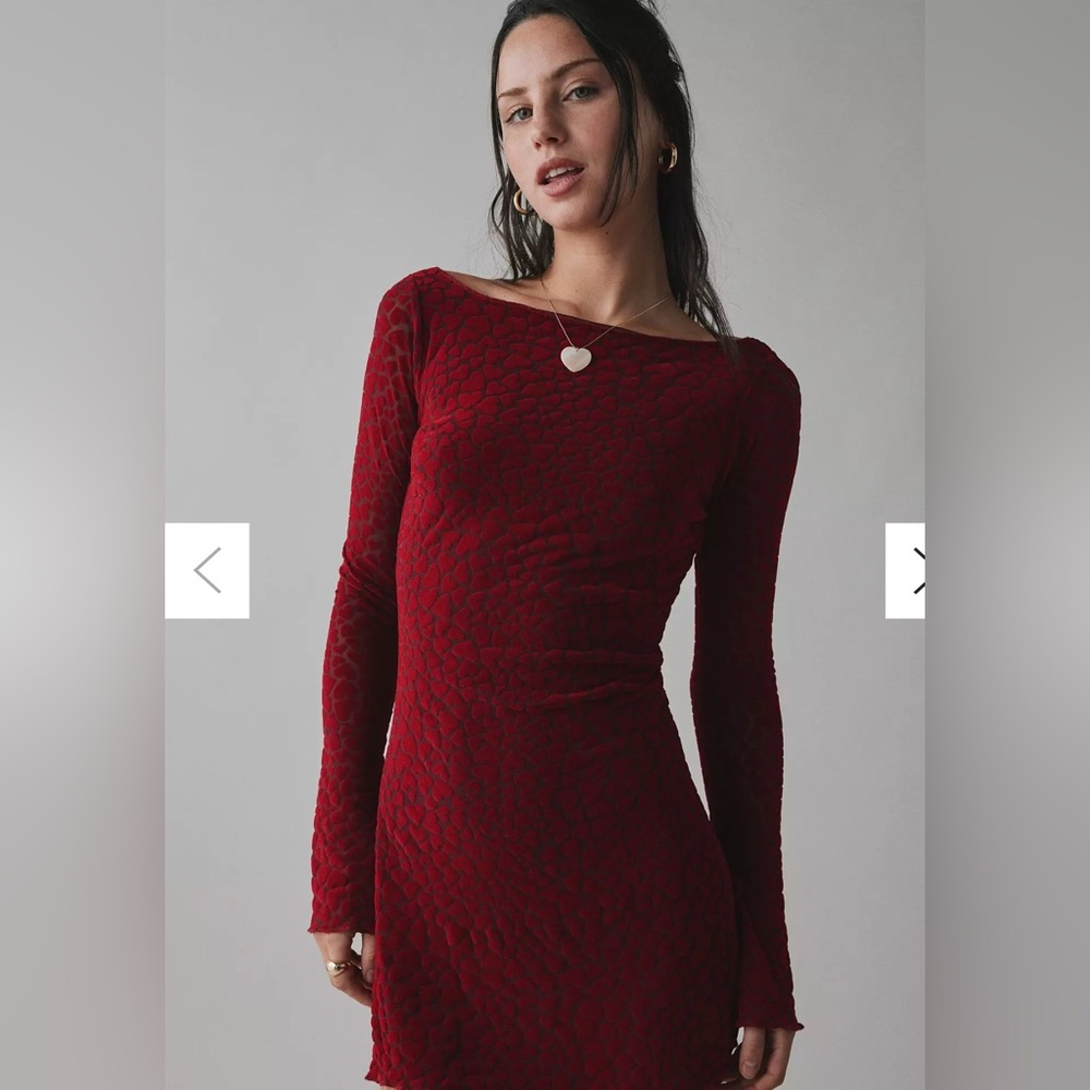 🌵Elegant bodycon Red Sweater Dress | L